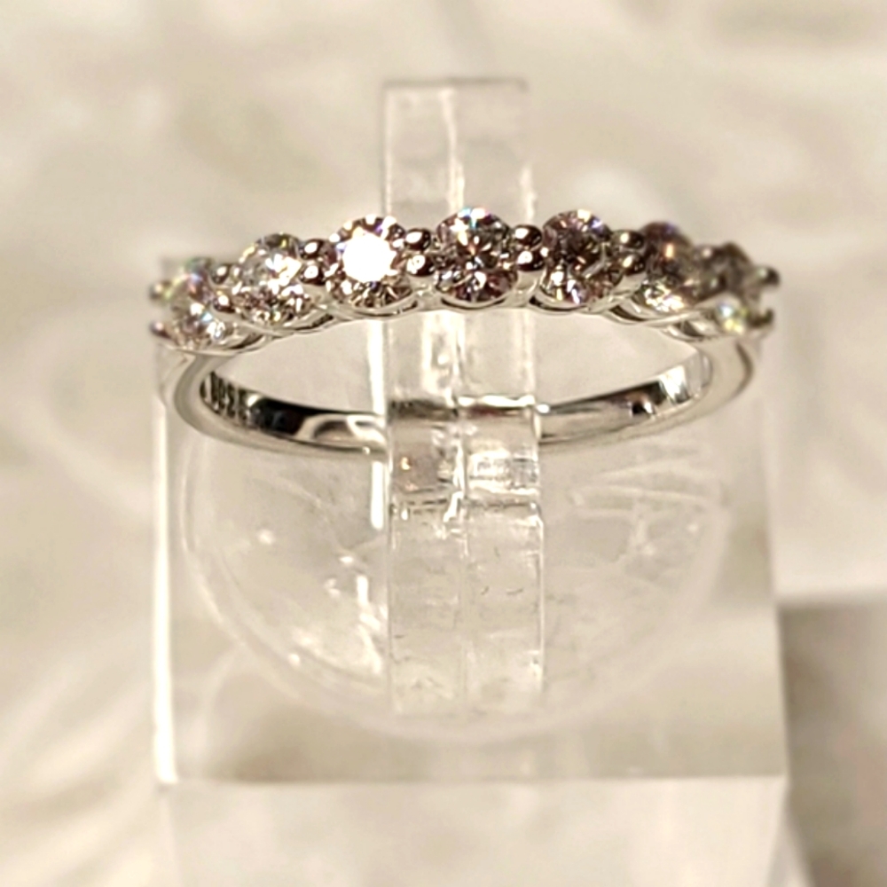 Moissanite Band Ring